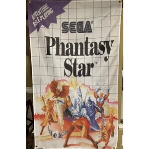 Phantasy Star 5ft Flag Sega Master System 1988 Banner Poster